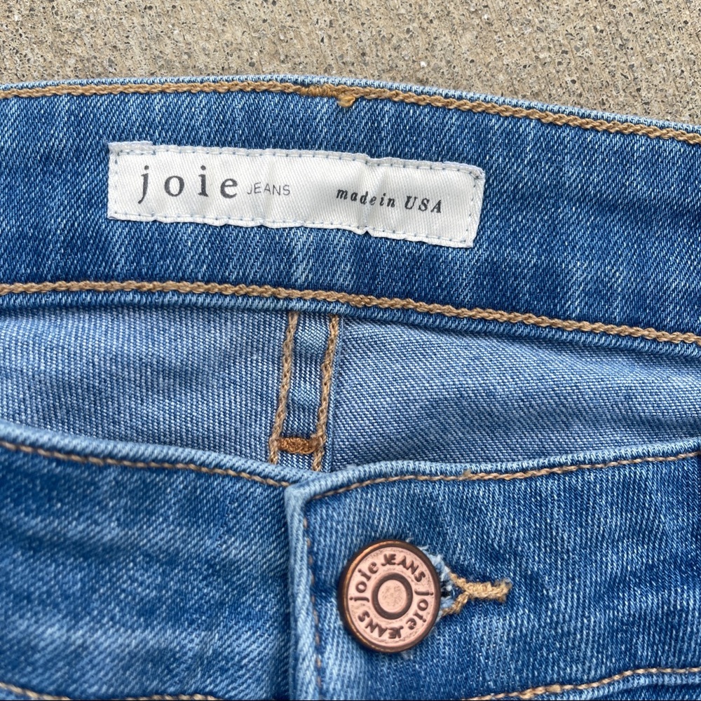 JOIE Mid-Rise Skinny denim stretch jeans Women's 30 Made in the USA - Picture 6 of 11